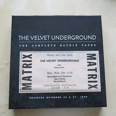 THE VELVET UNDERGROUND The Complete Matrix Tapes - 8 X Vinyl LP Box Set 2019 • £299.99