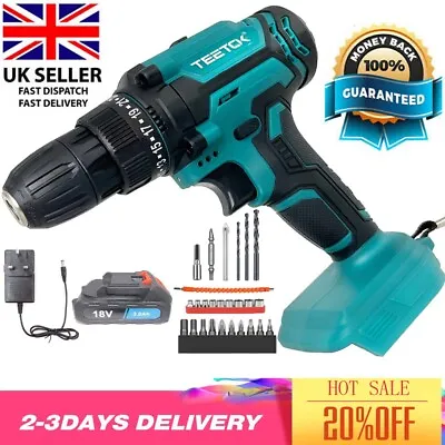 For Makita 18V Cordless Electric Drill Impact Wrench Driver Multiple Sets 45NM ! • £29.29