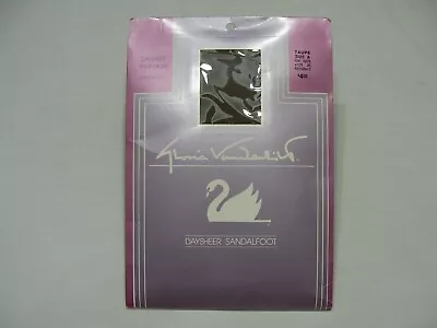 GLORIA VANDERBILT - Taupe - Day Sheer - Sandalfoot - Size A Pantyhose! • $2.80