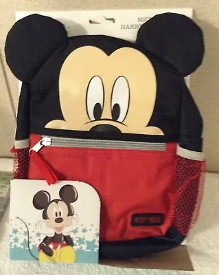 Harness Backpack By Disney Baby/Toddler Boy Or Girl Mickey Mouse Red/Black New • $14.99