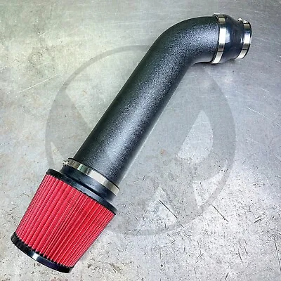 4  Inch Air Intake For Honda Civic Acura Integra B16 B18 D16 Wrinkle Black • $199.95