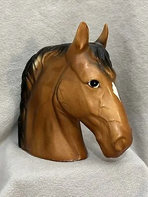 Vintage Lefton Horse Head Planter Vase Equestrian 6  H X 6.5  L • $18.70