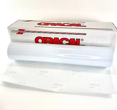 Oracal 651 1 Roll 12  X 10ft. White Gloss  #010 Vinyl For CraftSignCutter  • $11.24