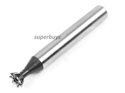 8mm End Mill Dovetail Cutter 60 Degree HSS Flute Metalwork Cutting Endmill Tool • $16.28