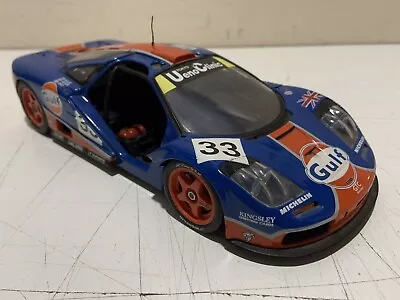 1:18 Scale Diecast Model Car Gulf Mclaren F1 #33 Spares Or Repairs • £25