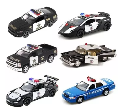 5  Kinsmart FORD CHEVY Lamborghini Porsche Dodge Police Diecast Model Toy Car • $7.95