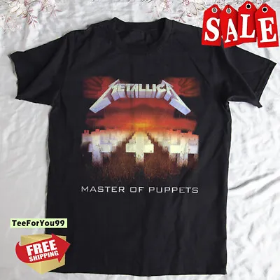 Metallica - Master Of Puppets Black Unisex T-Shirt All Size S-5XL HH8634 • $16.99