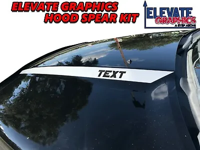 Fits Ram 1500 Hood Spears Graphics Vinyl Stripes 3M Decals Stickers 2009-2018 • $29.95