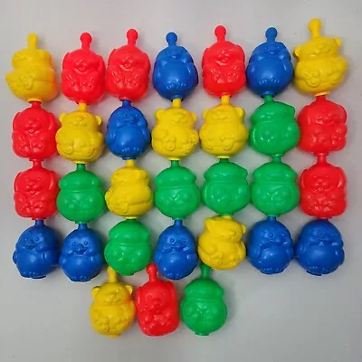 Vintage Fisher Price Snap Lock Connecting Plastic Pop Beads 1984 Lot Of 31 • $19.99