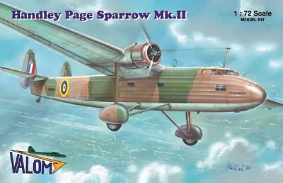 Valom Plastic Model Kit 72058 1:72nd Scale Handley Page Sparrow Mk.II • £39.99