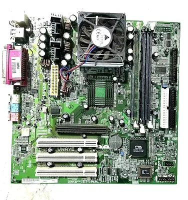 COMPAQ UWAVE MOTHERBOARD + 700MHz AMD DURON D700AUT1B CPU + 256MB RAM +H/S & FAN • $59.99