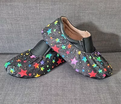 Handmade Bowling Shoe Covers - Sparkles Black (Large) • $30