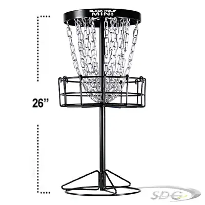 MVP Black Hole® Mini Disc Golf Basket • $59.95