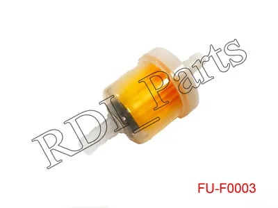 Motor Inline Gas Oil Fuel Filter Small Engine Plastic For 1/4'' 6-7mm Hose • $5.25