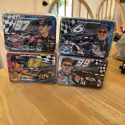 (4) Nascar Vintage Collector Tins Sam Bass Velveeta NEW • $44.99