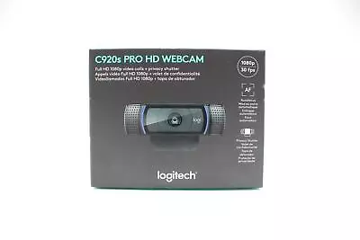 Logitech C920S Pro HD Webcam With Privacy Shutter Video Calling And Recording • $37.99