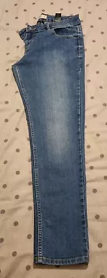 £8.99 • Buy NEXT Relaxed Petite Skinny Jeans Cadual Blue Stretch Size 12