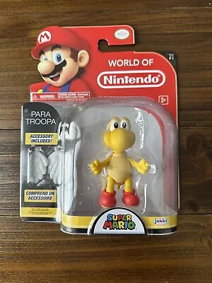 Jakks Pacific World Of Nintendo Para Troopa Figure Brand New In Box • $13