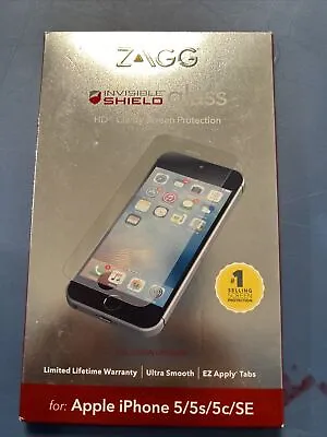 Lot Of 20pc ZAGG HD Clear Tough Glass Screen Protector For IPhone 5/5S/5C/SE • $50