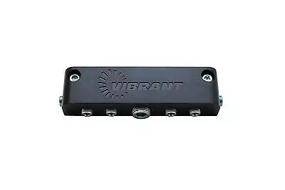 $55.99 • Buy Turbo Boost Vacuum Manifold Distribution Block Billet BLACK VIBRANT