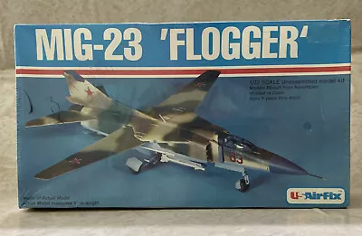 Airfix MIG-23 ‘Flogger’ Model Kit 4011 1:72 Scale 1980 USA Sealed • $31.99