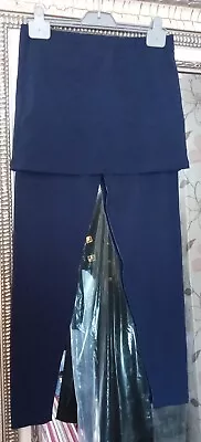 £29.99 • Buy JOE BROWNS Ladies Dark Navy Cotton Blend Stretchy 2-in-1 Skirt Leggings UK 12/14