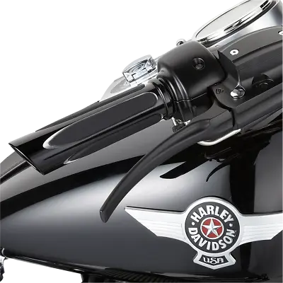 Arlen Ness Black Comfort Deep Cut Grips Harley 08-19 Touring FLHT FLTR FLHX • $161.95