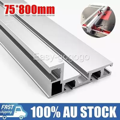 800MM 75 Type T Track T Slot Miter Track Stop Woodworking Table Saw Fence New • $45.53