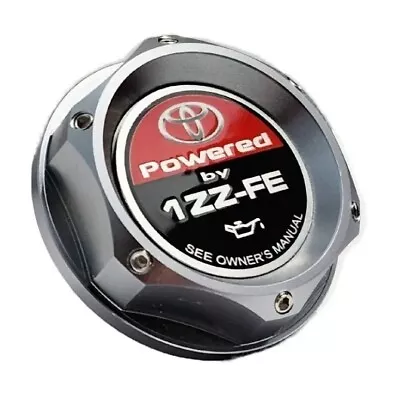 $23.99 • Buy Gunmetal Billet Engine Oil Cap For Toyota 1zz-fe Celica Matrix Jdm Trd