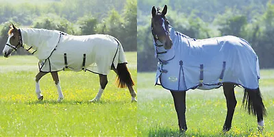 £49.99 • Buy Shires Detachable Neck Maxi Flow Combo + Belly Flap Maxiflow Pony Fly Rug/sheet