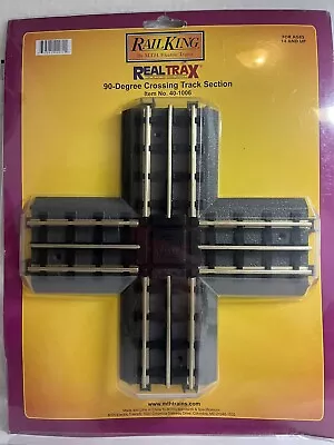 Mth Rail King 90 Degree Crossover Track Section 40-1006 - New • $20