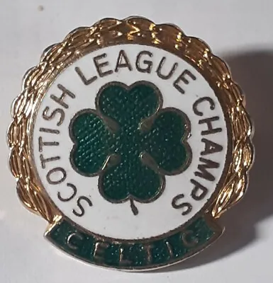 Celtic Scottish League Champs Metal Lapel Football Badge • £9.99