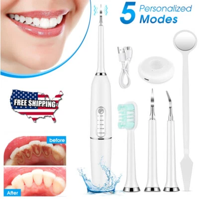 $14.35 • Buy Ultrasonic Tooth Cleaner Camera Dental Scaler Remove Plaque Tartar Calculus USA