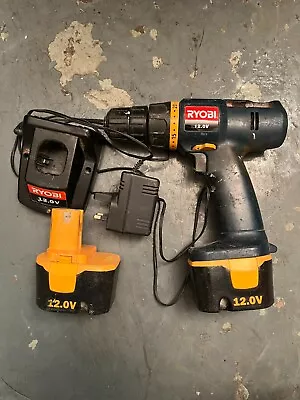 Ryobi CDD-1201 Cordless Drill/driver 12v With Battery No Charger • £0.99