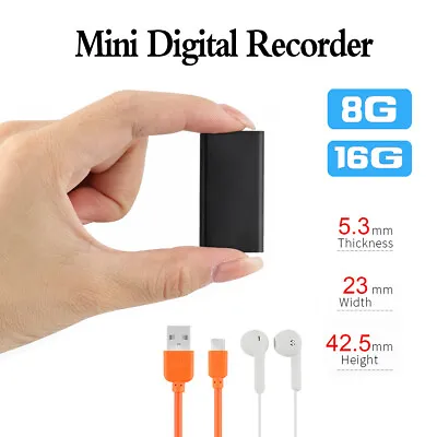 192Hr Mini MP3 Spy Digital Voice Activated Audio Recorder Dictaphone Recording • $24.59