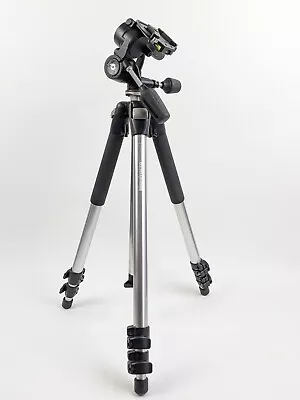 Manfrotto 3021N Tripod Legs W/ Manfrotto Head ~ Aluminum Classic Camera Stand • $71.96