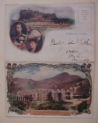 $7.99 • Buy Great Britain George V  Visit To Edinburgh July 1901 With Accordian View Inside