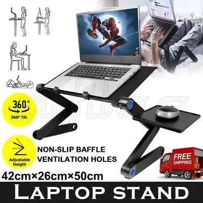 $21.99 • Buy Levede Laptop Stand Desk Computer Table Adjustable Foldable Bed Tables Work Tray