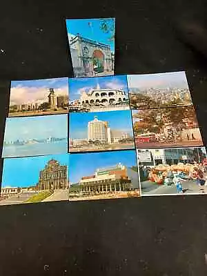 1985 Macau China Rppc Postcards Lot Of 10 Nine Are Unposted • $14.99