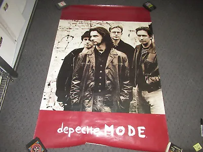 Vintage Large Uk Depeche Mode 39 X 60 Poster Promo   • $170.34