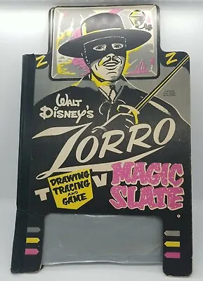 Vintage 1950's Walt Disney's ZORRO Magic Slate / Guy Williams  • $44.99