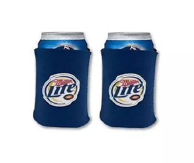 MILLER LITE 2 HUGGIES COOLERS KOOZIE 12oz BEER CAN COOZIE COOLIE NEW • $10.99