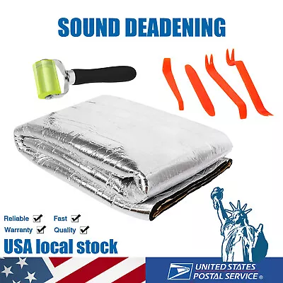 26Sqft Sound Deadener Mat Auto Interior Dustproof Heat Shield Insulation 7MM • $37.59