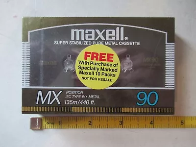 Maxell MX 90 Minute Cassette NEW • $30