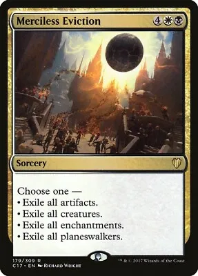 Merciless Eviction ~ Commander 2017 [ Excellent] [ Magic MTG ] • $3.09