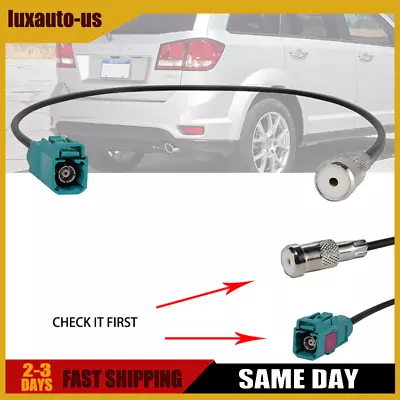 Car Radio Antenna Adapter Fakra Z Female To ISO Female For Ford BMW VW Audi • $7.99