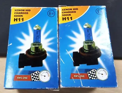 Light Bulbs H11 12V55W Blue Xenon HID Charged 5000K H11 Light Bulbs. X2 • $12.43