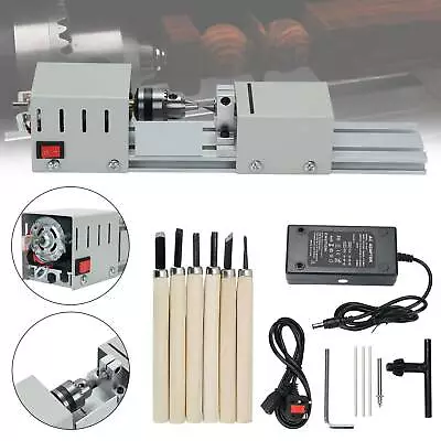 Multi Metal Mini Lathe DIY Wood Model Making Drilling Milling Machine 6 In 1 • £33.19