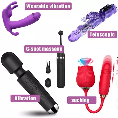 Valentine's Day Gift Set Woman Massager Telescopic Sucking Massage Toy Female • $70.99