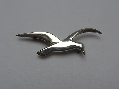 Fabulous Vintage Ola Gorie Seagull Bird Brooch Pin Scottish Sterling Silver • £45